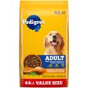 Pedigree Complete Nutrition Roasted Chicken, Rice & Vegetable Flavor Dog Kibble Adult Dry Dog Food, 44-lb bag