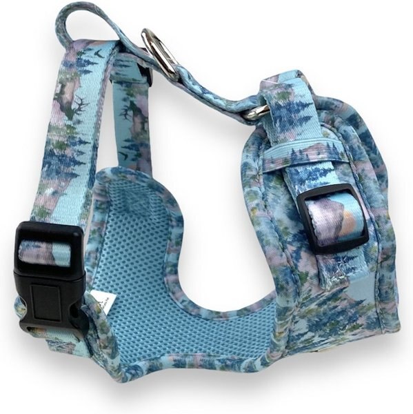 FearLess Pet Adjustable No Pull No Escape Neoprene Dog Harness, The Great Outdoors, X-Small slide 1 of 9