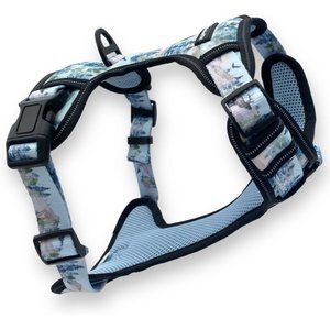 FearLess Pet Heavy Duty Padded Adjustable No Pull No Escape Dog Harness, The Great Outdoors, Medium