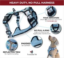 FearLess Pet Heavy Duty Padded Adjustable No Pull No Escape Dog Harness, The Great Outdoors, Medium slide 2 of 9