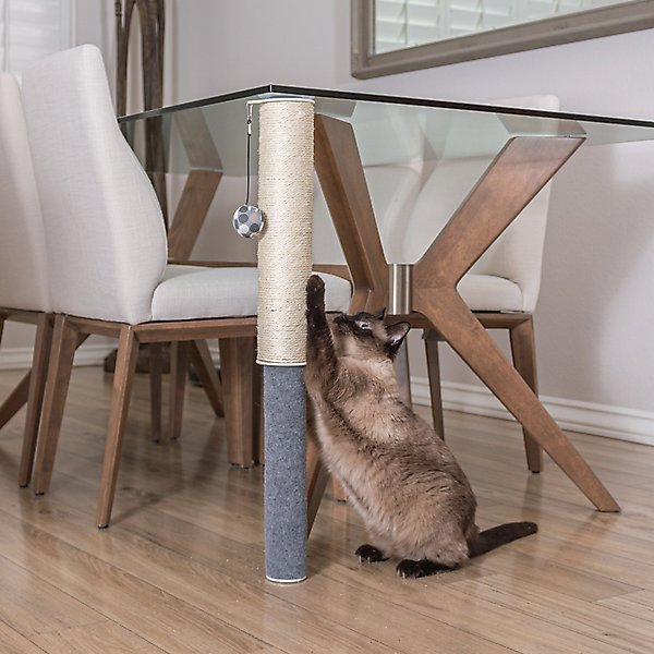 Hauspanther Dual Surface Adjustable Under-Table Sisal Cat Scratching Post slide 1 of 9