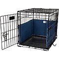 Pet Dreams Brushed Twill Dog Crate Bumper, Denim Blue, X-Large