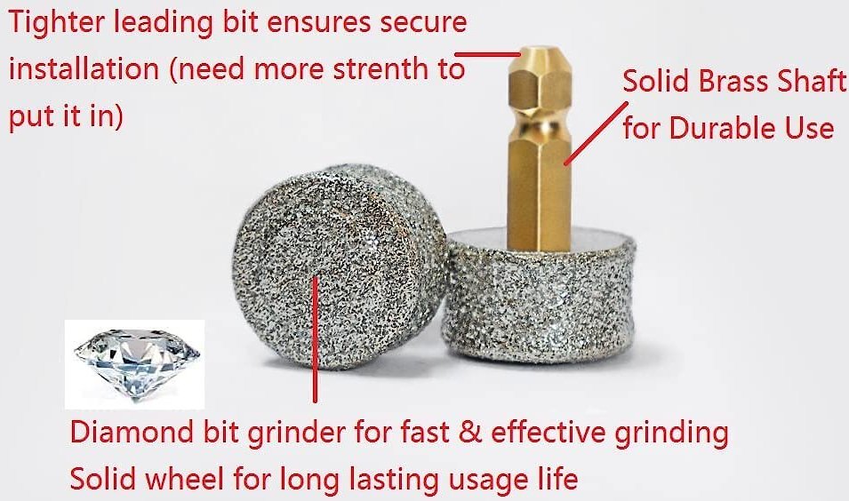 PATPET Replacement Dog Nail Grinder Wheel, 2 count