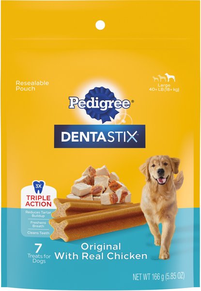 Pedigree Dentastix Large Original Dog Treats, 7 count slide 1 of 10