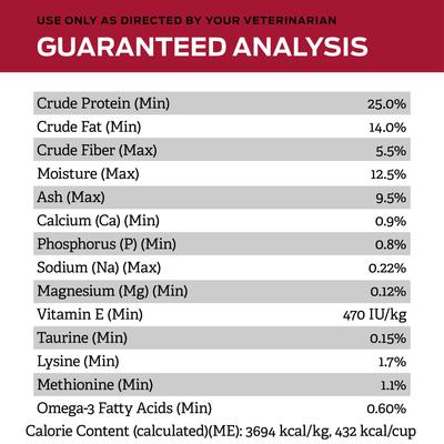 Show full view: Purina Pro Plan Veterinary Diets CC CardioCare High Protein Chicken Flavor Dry Dog Food, 8-lb bag slide 7 of 11