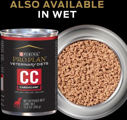 Show full view: Purina Pro Plan Veterinary Diets CC CardioCare High Protein Chicken Flavor Dry Dog Food, 8-lb bag slide 8 of 11