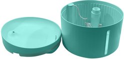 DOGNESS Plastic Cat & Dog Water Fountain Plus, Large, 3.2-L, Green slide 2 of 7