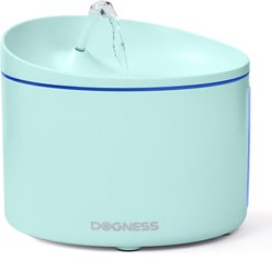 DOGNESS Plastic Cat & Dog Water Fountain Plus, Large, 3.2-L, Green