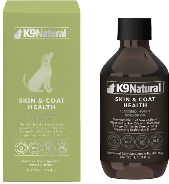 K9 Natural Skin & Coat Health Liquid Skin & Coat Dog Supplement, 5.9-oz bottle slide 1 of 8