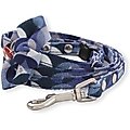 Necoichi Daruma Charm Polyester Standard Dog Leash, One size, Blue