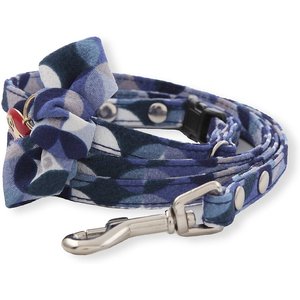 Necoichi Daruma Charm Polyester Standard Dog Leash, One size, Blue