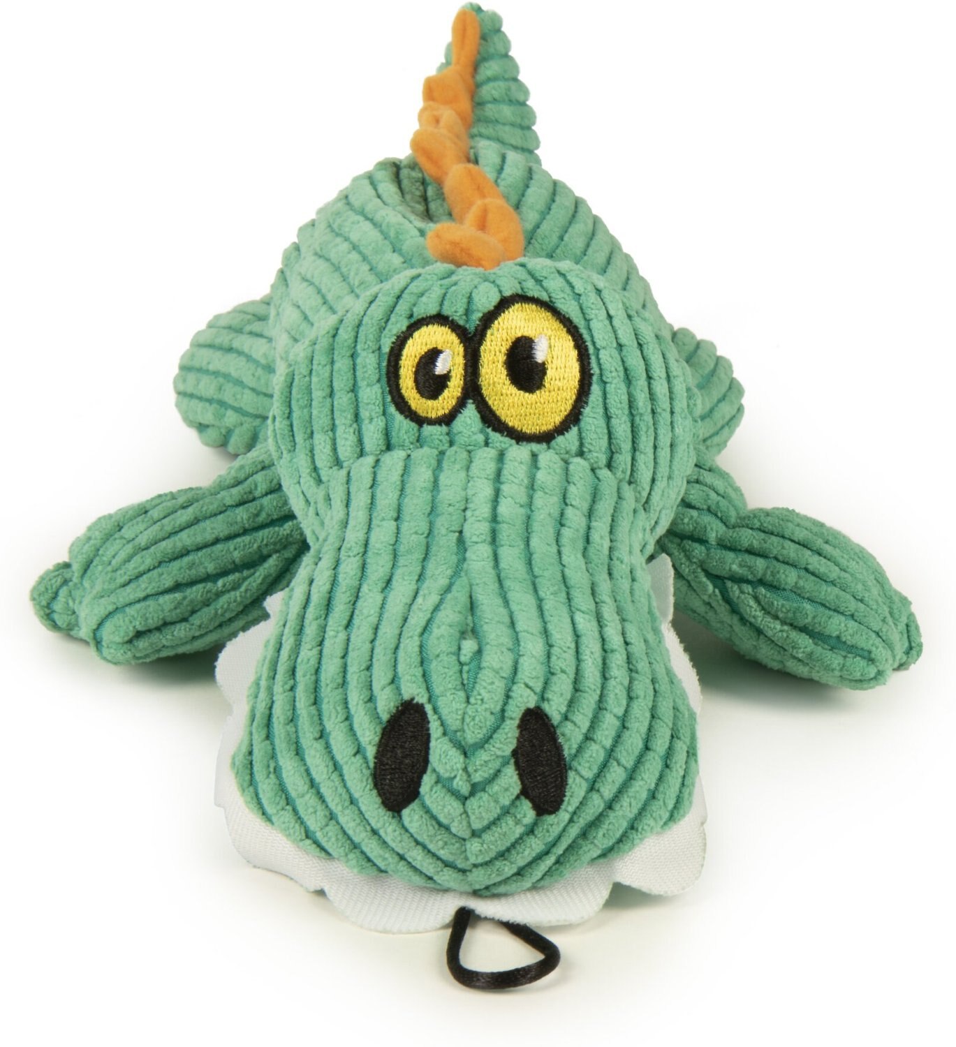 TRUSTYPUP Gator Silent Squeak Dog Toy, Teal, Large