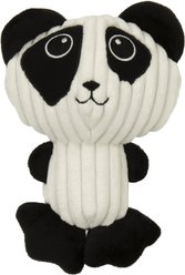 TrustyPup Big Head Panda Silent Squeak Dog Toy, White, Medium