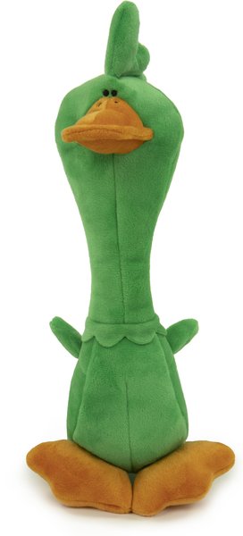 TrustyPup Long Neck Duck Dog Toy, Green, Large slide 1 of 6