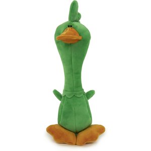 TrustyPup Long Neck Duck Dog Toy, Green, Large