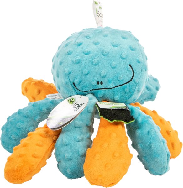 GoDog Crazy Tugs Octopus Squeaker Dog Toy, Large slide 1 of 4