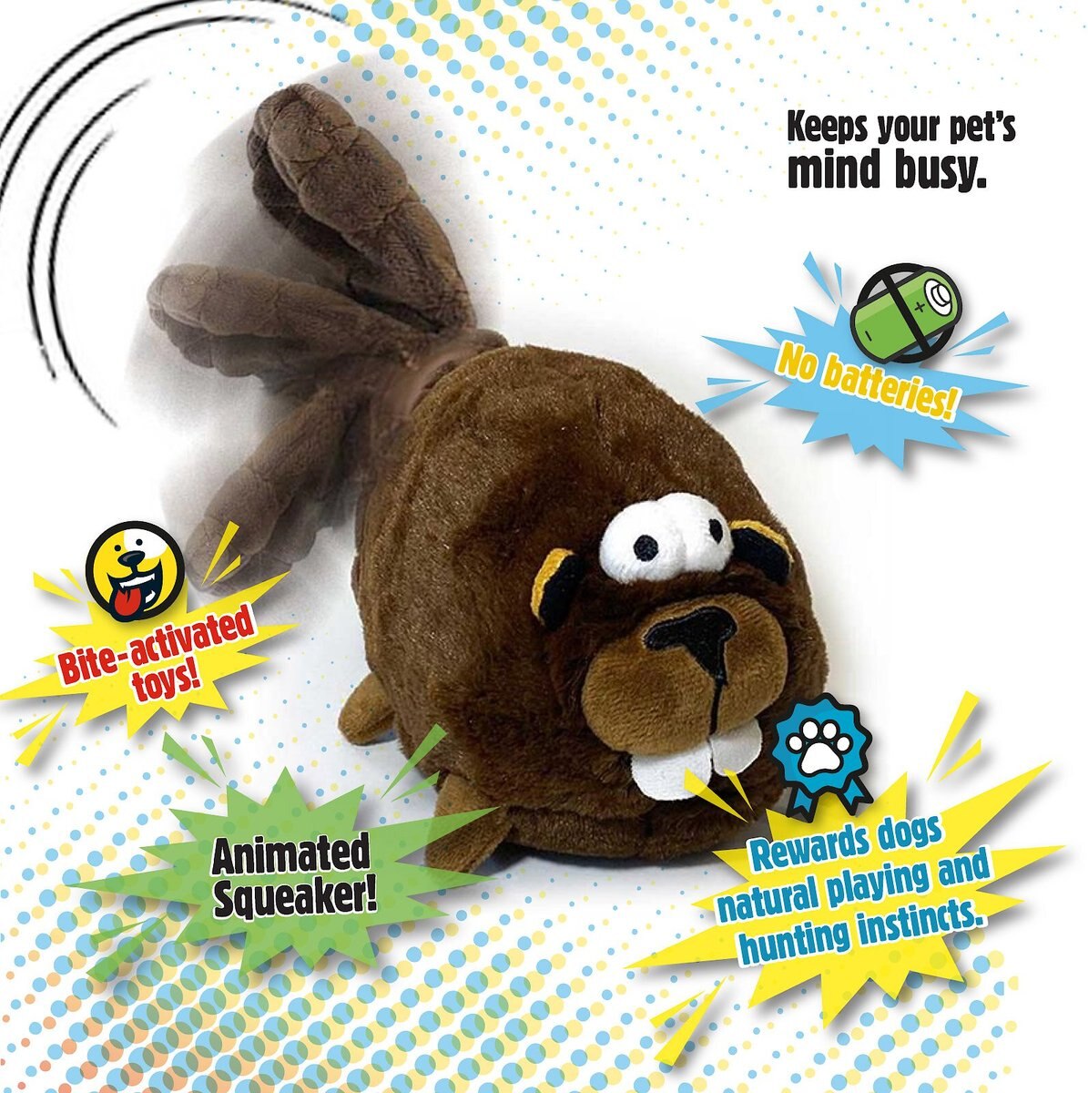 GoDog Action Plush Lobster Dog Plush Toy