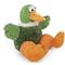 Show in main carousel: GoDog Checkers Sitting Duck Squeaker Dog Toy, Green, Small slide 3 of 8