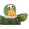 Show in main carousel: GoDog Checkers Sitting Duck Squeaker Dog Toy, Green, Small slide 4 of 8