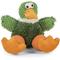 Show in main carousel: GoDog Checkers Sitting Duck Squeaker Dog Toy, Green, Small slide 6 of 8