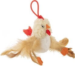 Petlinks Flying Chicken Electronic Sound Launcher Cat Toy, Natural, Medium slide 2 of 6