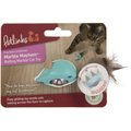Petlinks Marble Mayhem Rolling Marble Racoon Cat Toy, Teal, Small