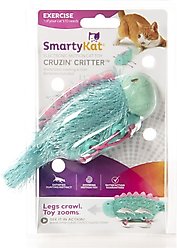 SmartyKat Cruzin' Critter Electronic Motion Cat Toy, Green, Medium