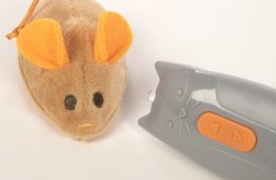 SmartyKat Race 'N Chase Electronic Remote Control Mouse Cat Toy, Orange, Medium slide 2 of 6