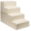 BEST PET SUPPLIES CertiPUR-US Certified Foam Foldable Dog Steps, Ivory ...