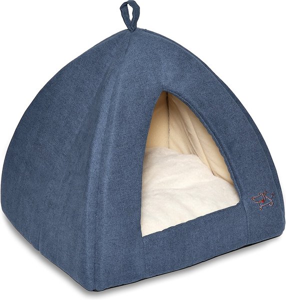 Best Pet Supplies Dog & Cat Soft Tent-Bed, Navy, X-Large slide 1 of 5