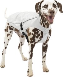 Kurgo Halifax Dog Rain Shell, Stormy White, Large