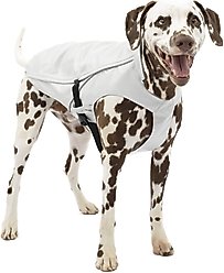 Kurgo Halifax Dog Rain Shell, Stormy White, X-Large