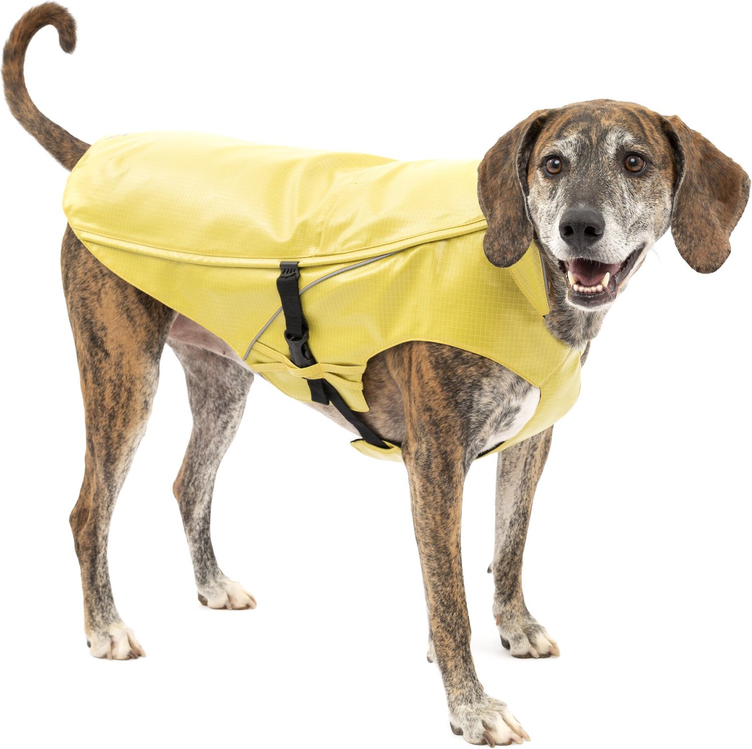 KURGO Halifax Dog Rain Shell, Slicker Yellow, Medium