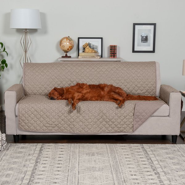 Precious Tails Cat Scratching Sofa Guard Vegan Leather Furniture Protector - Black