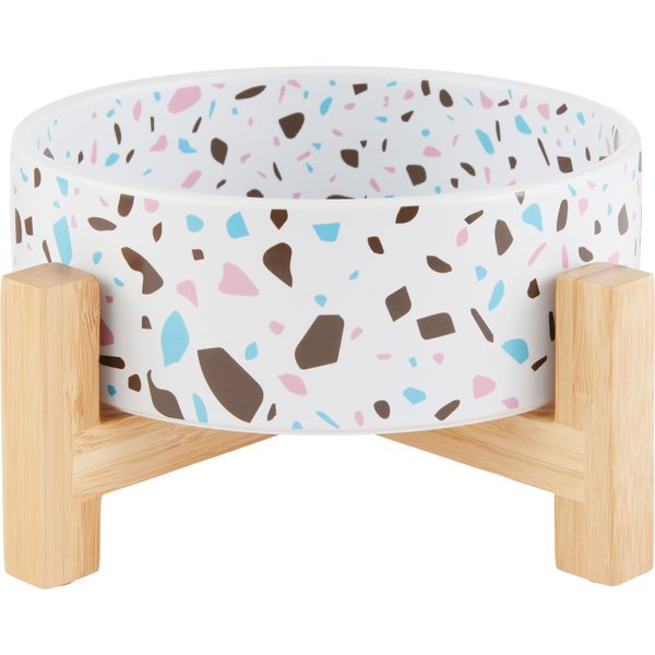 PETRAGEOUS DESIGNS Buddy's Best Double Diner Elevated Dog & Cat Bowls