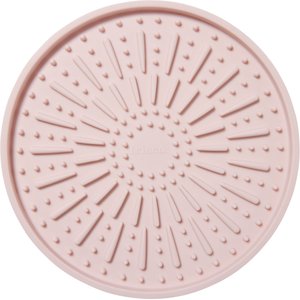 Harmony Pink Plastic Slow Feeder Dog Bowl, Large