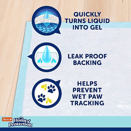 Hartz Home Protection Mountain Fresh Scent Odor Eliminating Dog Pads, XX-Large, 60 count