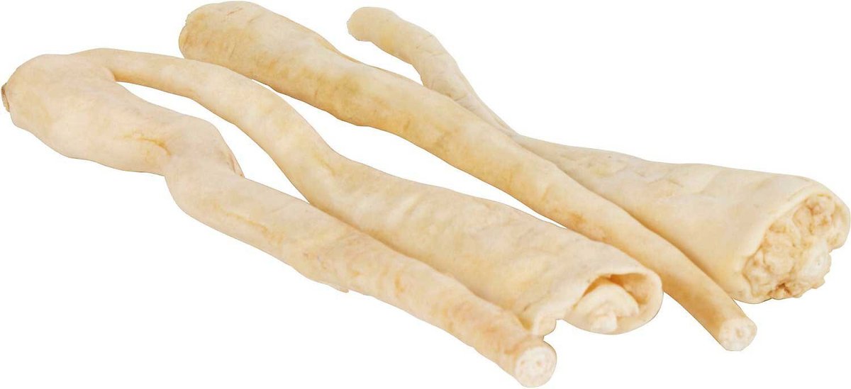 BONES & CHEWS 11" Water Buffalo Tail Dog Chews, 8 count