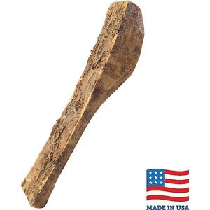 Bones & Chews Made in USA Elk Antler Split with Liver Flavor  Dog Chew, 8", bundle of  6