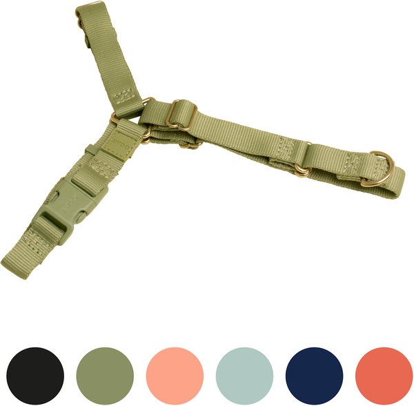 Awoo Roam No Pull Dog Harness, Olive, Large: 26 to 40.5-in chest slide 1 of 8