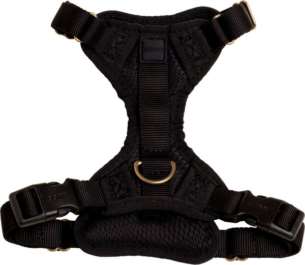 Awoo Huggie Front Clip Dog Harness, Black, Small: 15 to 20.5-in chest slide 1 of 9