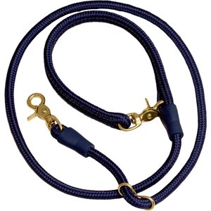 Awoo City Standard Dog Leash, 5-ft long, Navy