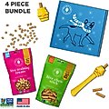 Project Hive Pet Company Interactive Dog Toys & Treats Bundle, Multicolor, 4 count, Small