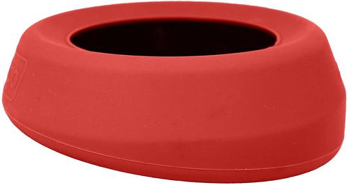 Show full view: Kurgo Splash Free Wander Dog Water Bowl, Red, 24-oz slide 9 of 11