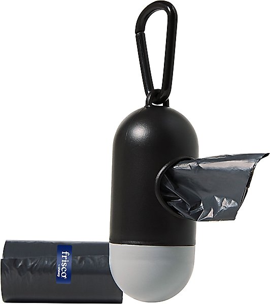 FRISCO Dog Poop Bag Dispenser, 15 count, Black