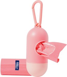 Frisco Dog Poop Bag Dispenser, 15 count, Pink