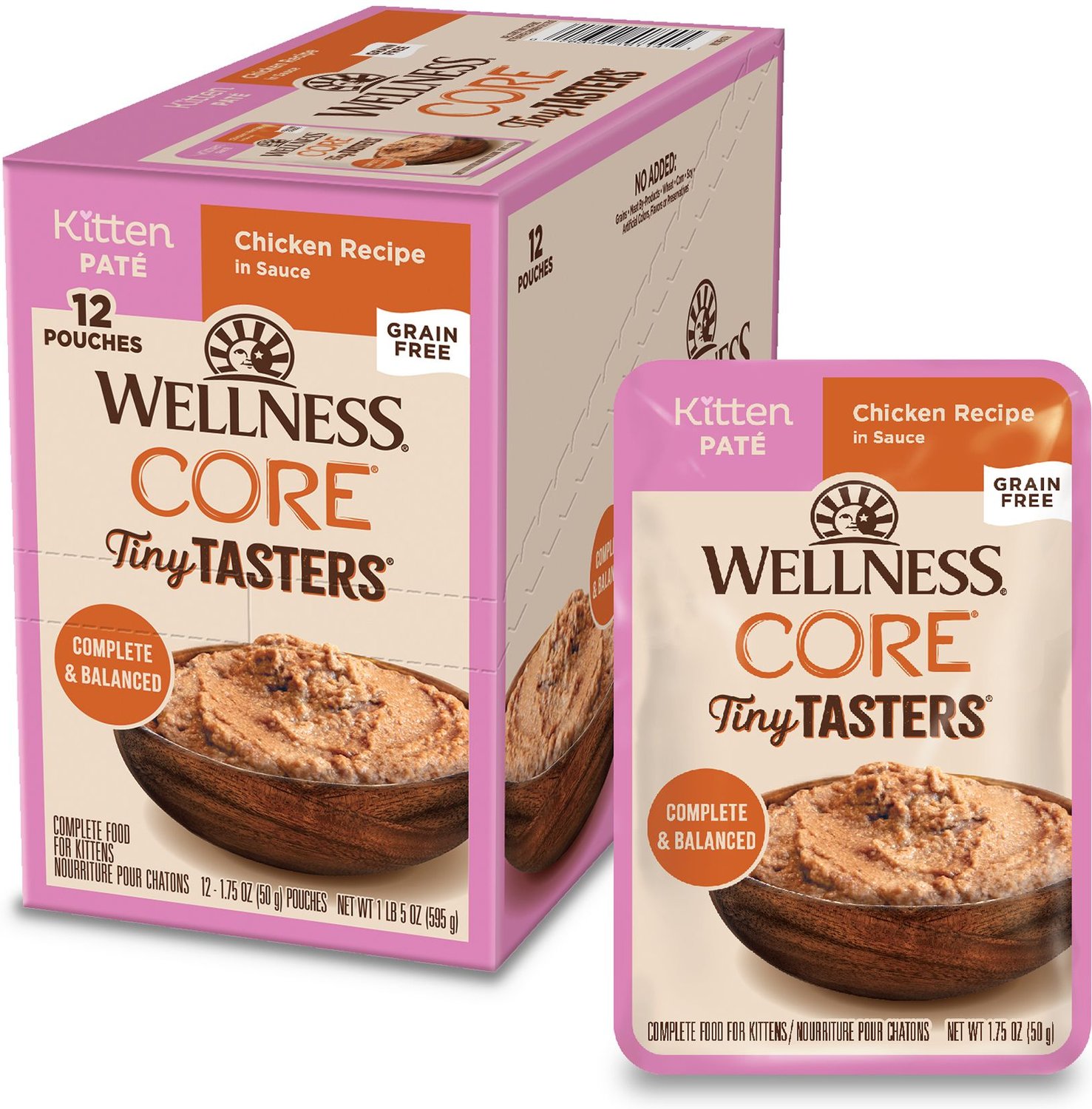 wellness tiny tasters cat food