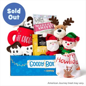 Goody Box Holiday Dog Toys, Treats, & Accessories, Small/Medium
