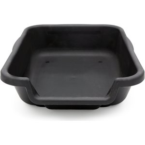 Puppy Pan Dog, Cat & Small Animal Litter Pan, Small, Black