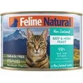 Feline Natural Beef & Hoki Feast Grain-Free Canned Cat Food, 6-oz, case of 12